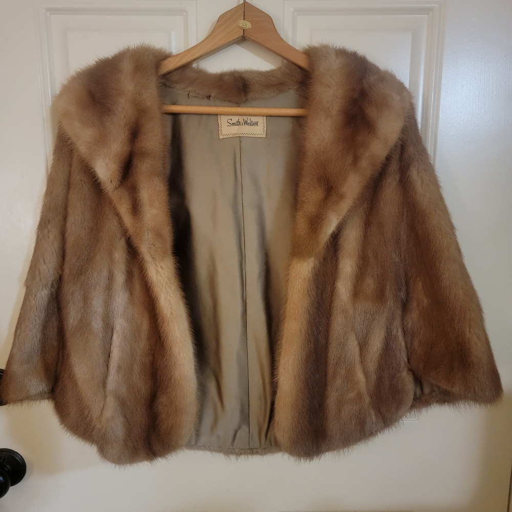 Real fur coat